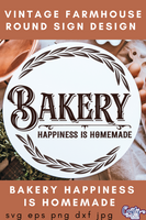 Bakery Round Svg