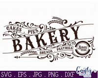 Bakery Vintage Svg File