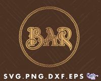 Bar Round Sign Svg