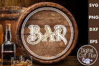 Bar Round Sign Svg