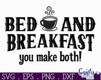 Bed And Breakfast Round Svg