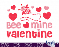 Bee Mine Valentine Svg