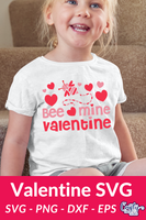 Bee Mine Valentine Svg