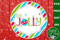 Colorful Christmas Round Sign Bundle #1