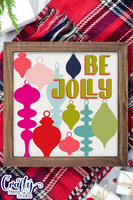 Be Jolly Retro Christmas Sign