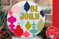 Round Retro Christmas Sign Bundle #1