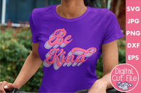 Be Kind Svg, Retro