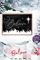 Believe Christmas Star