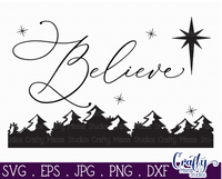 Believe Christmas Star