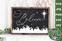 Believe Christmas Star