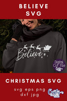 Believe Christmas SVG