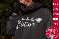 Believe Christmas SVG