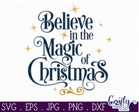 Believe In The Magic Of Christmas Round