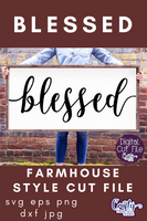 Blessed Farmhouse Sign