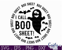 I Call Boo Sheet