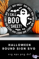 I Call Boo Sheet