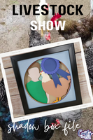 Chicken Show 3D Shadow Box File