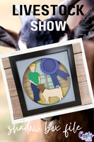 Goat Show 3D Shadow Box File