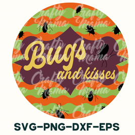 bugs and kisses svg - png - dxf - eps