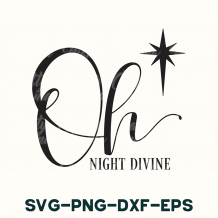 the logo for night divine svg - png - dxf - eps