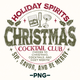 Holiday Spirit Cocktail Club Png