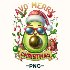 Avocado Santa Png