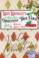 Christmas Tree Farm Vintage Christmas Sign