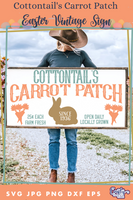 Cottontails Carrot Patch Svg File