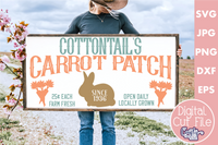 Cottontails Carrot Patch Svg File