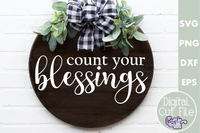 Farmhouse Christian Round Sign Bundle #1