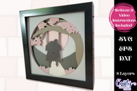 Moonlight Swing 3D Shadow Box File