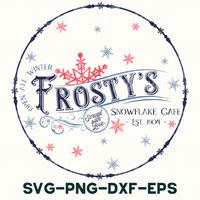 frosty's snowflake cafe logo