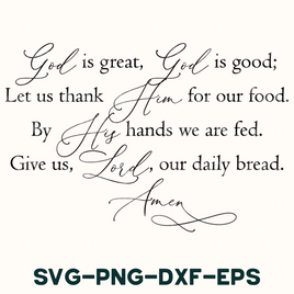 a handwritten quote with the words give us, our daily bread