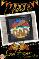 Dad Beer 3D Shadow Box File