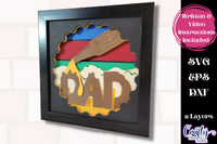 Dad Beer 3D Shadow Box File