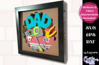 Dad Toolbox 3D Shadow Box File