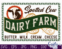 Dairy Farm Svg File