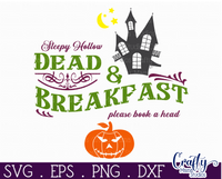 Dead And Breakfast Round Svg