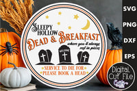 Dead And Breakfast Vintage Round Svg