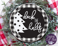 Buffalo Plaid Round Christmas Bundle