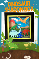 Dinosaur 3D Shadow Box File