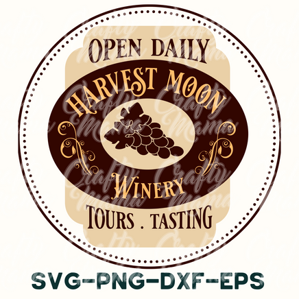 a label for a wine tasting event