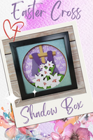 Easter Cross 3D Shadow Box File