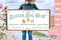 Spring Easter Egg Hunt Svg File