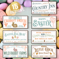 Easter Vintage Home Sign Bundle