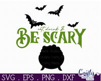 Eat Drink And Be Scary Round Svg