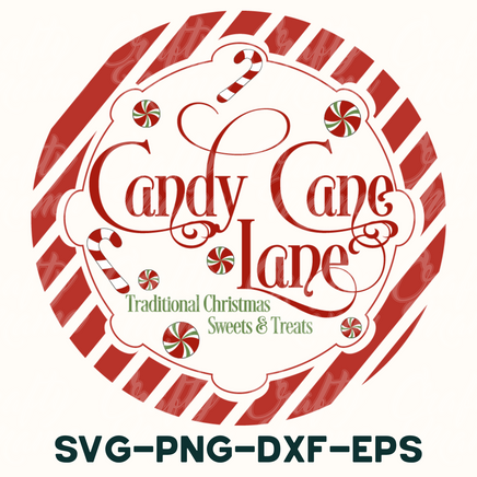 candy cane lane traditional christmas sweets and treats