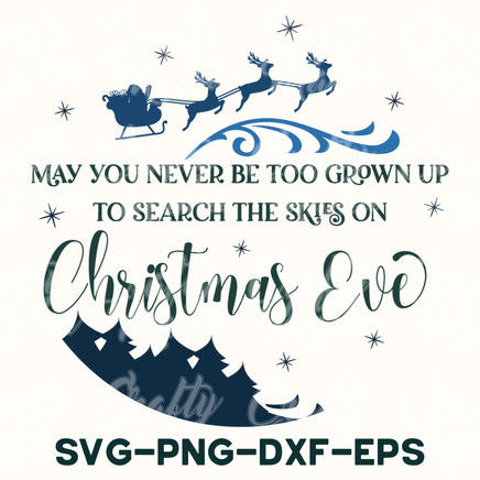 christmas eve svg - png - dxf - eps