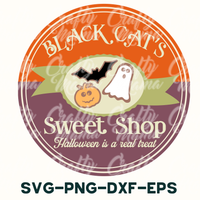 a black cat's sweet shop halloween is real