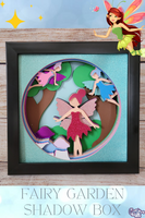 Fairy Garden 3D Shadow Box File